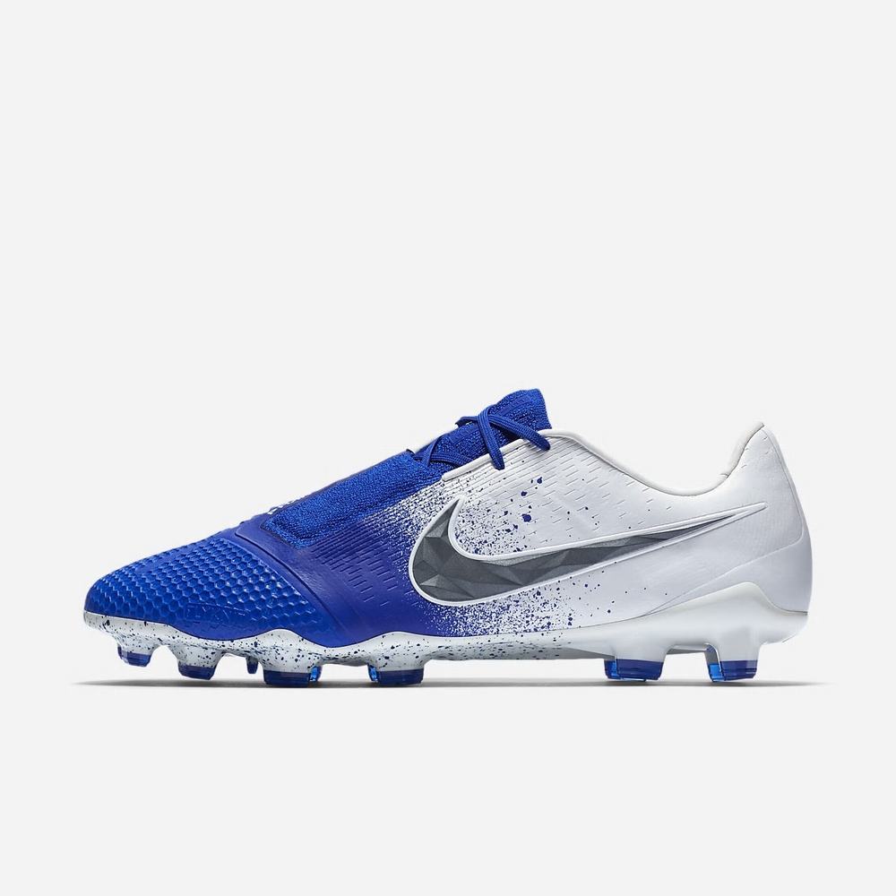 Crampon De Foot Nike Phantom Venom Elite FG Blanche 1507-982 White/Racer Blue/Black Femme | ZEB-95934938